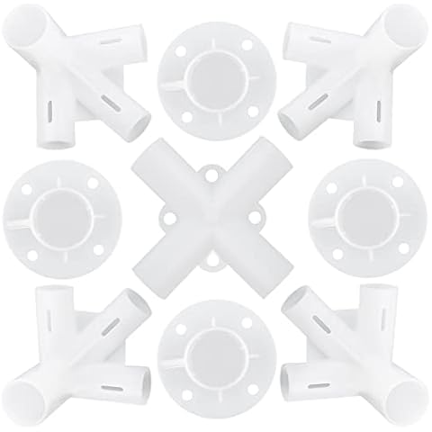 Gazebo Connectors,9 Pcs Gazebo Replacement Spare Parts for 3x3 m Gazebo Awning Tent Feet Corner Center Connector,Gazebo Spares Parts Connector 25/19 mm Cover