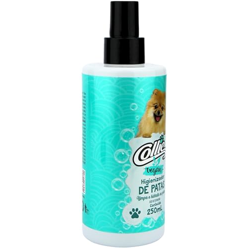 Collie Vegan Higienizador De Patas Para Cães E Gatos Collie 250Ml Transparente