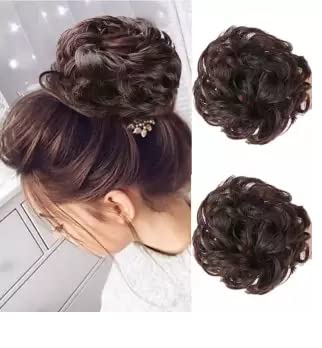 BOXO Juda Accessories, Bridal Juda Extension Accessories,For Women And Girls Dark Brown Pack of 2-image-18
