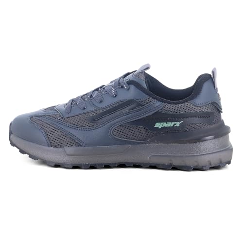 Image of SPARX Sports Running Shoes for Men - Lightweight Breathable Lace-Up Athletic Shoes with Cushioned Comfort, Shock Absorption, Durable Grip, Flexible Sole & Everyday Walking Performance