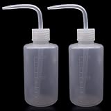 Autdor Wash Bottles 2Pcs Squeeze Bottle 250ML | 8OZ Plastic Safety Wash Bottle Watering Tools Economy Squeeze Bottle for Green Soap Cleaning Washing Bottle