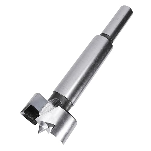 Greycore Tools 1 Inch x 3-1/2 Inch Forstner Drill Bit, High Speed Steel for Woodworking - Hardwood, Softwood and Plywood (1” Forstner)