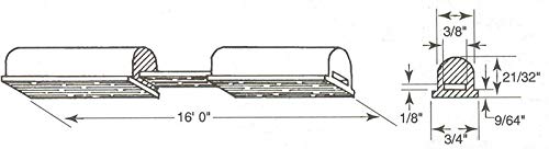 Adjustable Rubber Bumper Feet, Levelers, 8-32 Thread Size