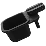 Kichvoe Table Trash Can, Rotatable Clip on Garbage Bin with Clamp for Desktop Sundry Storage and Dining Area