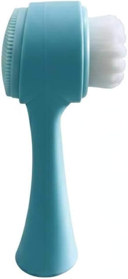 Escova de limpeza Facial 2 em 1 Manual de Limpeza e Esfoliação (Verde)