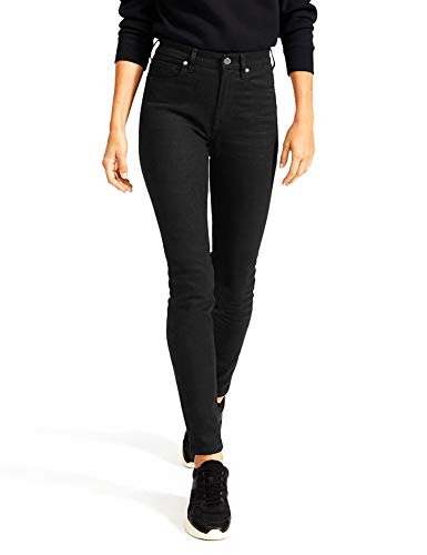 Demon&Hunter 617 Series Women Jeans High Waisted Slim Ladies Black Pant Plus