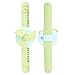 Omabeta Réglable Enfants Ventilateur USB Charge Mini Montre Forme Poignet Ventilateur Sangle règle compacte pour Cadeau(Green)