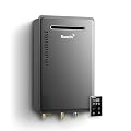 2025 GEN II Ranein Propane Gas Tankless Water Heater Max 5.3 GPM, 130,000 BTU Outdoor On Demand Instant Hot Water Heater with LED Temperature Control Panel