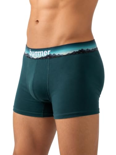 Image of Bummer Printed Micro Modal Trunks Underwear for Men - Ultra Soft & Breathable, 3 Times Softer Than Cotton, Anti-Bacterial, Stretchable for Ultimate Comfort & Style, Pack of 1 (A Shark Tank Product)