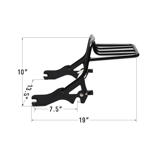 Porte-bagages Moto Softail Fat Bob Manque d'Espace Solution Support 2 Up
