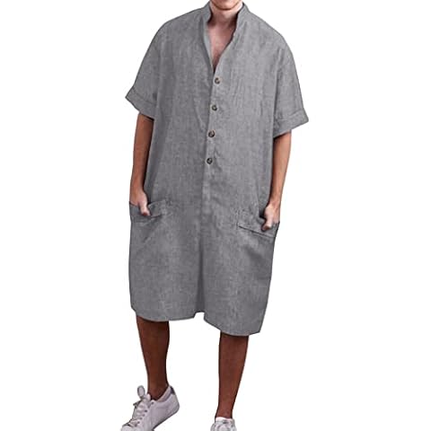 LZPCarra Men's Short Sleeve Dungarees Cover