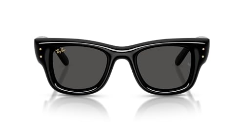 Ray-Ban Rb4940 Wayfarer Puffer Blacked Out Collection by A$ap Rocky Square Sunglasses