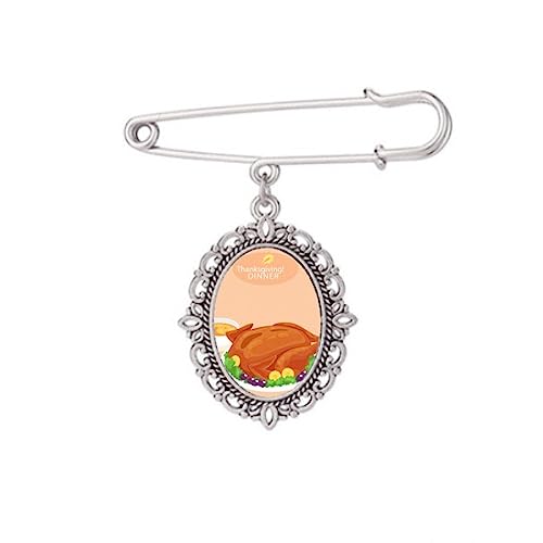Broche Turquie Happy Thanksgiving cadeau idéal pour chemise