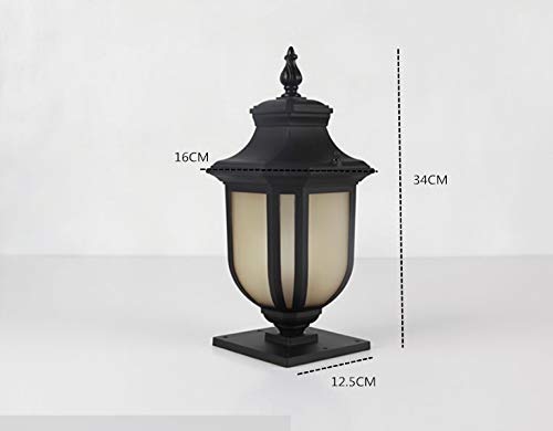 E27 Led Zewnętrzny Ogród Oświetlenie Krajobrazu Kolumna Lampa Czołowa Wodoodporna Europejska Aluminiowa Kinkiet Oświetlenie Zewnętrzne