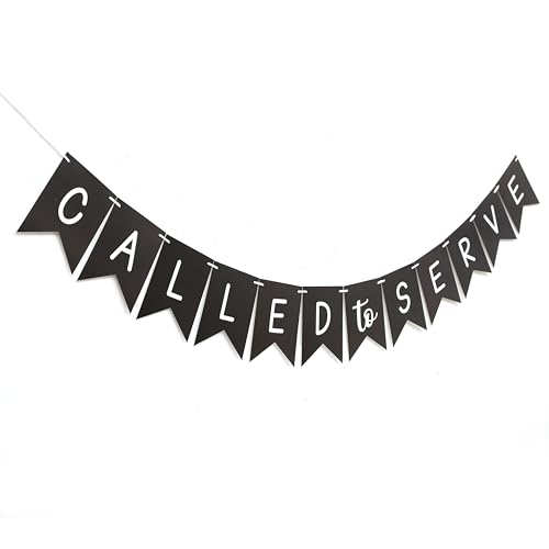 Called to Serve Banner - Mission Farewell Garland Missionary Calling Party Supplies LDS Mission Call Theme Party Decoration Mission Call Opening Pennant Banner