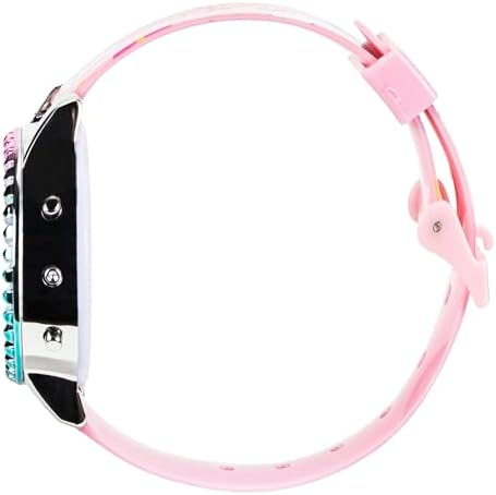 Accutime Sanrio Hello Kitty Girls' Digital LCD Quartz Watch with Pink Strap and Colorful Bezel - Fun LED Light Show - Easy to Read Time for Kids - Fits Wrist 5.5"-8" — view 8