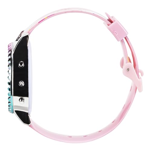 Accutime Sanrio Hello Kitty Girls' Digital LCD Quartz Watch with Pink Strap and Colorful Bezel - Fun LED Light Show - Easy to Read Time for Kids - Fits Wrist 5.5"-8" by Accutime - Used condition - Image 6