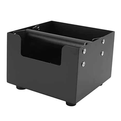 Caja de golpeo para café de acero inoxidable, cubo de vertido para posos de café con cajón desmontable, base antideslizante para máquina de espresso, cubo de residuos para,