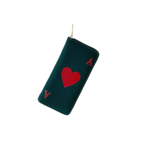 1 Pcs Keychain Wallet Zip Around Wallet Canvas Wallet Womens Wallet Small Wallets Woman Slim Wallet for Women for Women（Blackish Green）