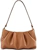 QIRACHIC Damen Clutch Geldbörse Plissee Abendhandtasche Schultertasche mit abnehmbarer Kette und Schultergurt, Khaki #1