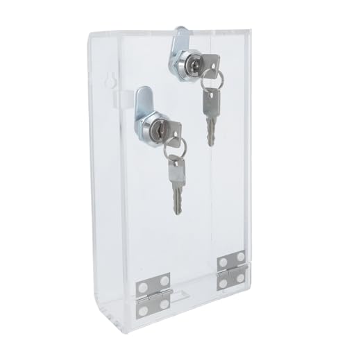 Boîte de rangement pour téléphones portables en acrylique transparent