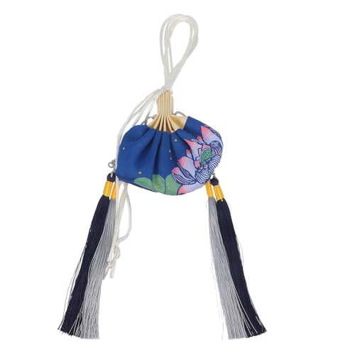 Bolsa Sachet Lavanda Portátil con Cordón y Borla miniatura 1