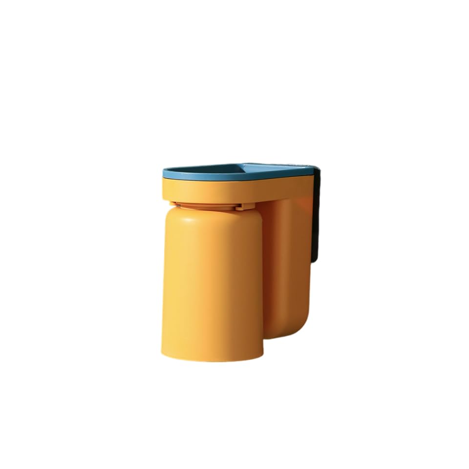 Toothbrush holder without drilling, toothbrush holder, toothbrush holder (yellow), N.A