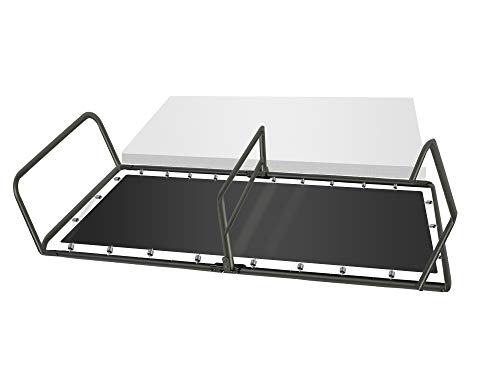 Spinal Solution Fully Assembled Portable Folding Cot Bed With Mattress, Twin, Beige - Thumbnail 2
