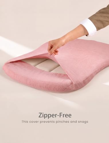 Image of Termichy Muslin Baby Lounger Covers: 30x20 Fitted for Snuggle Me Lounger