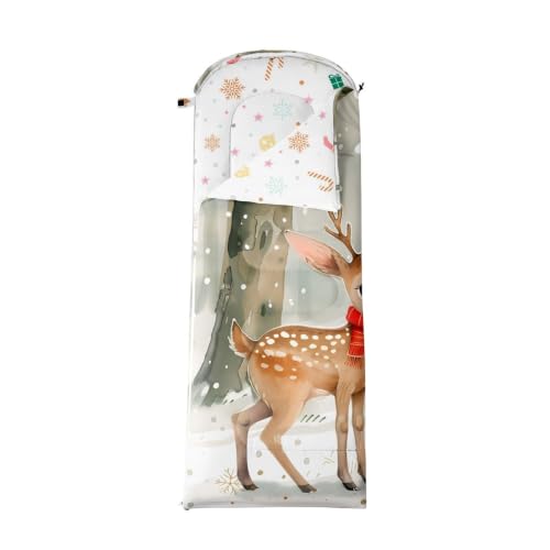 Feelyou ChristmasCamping Sleeping Bag para Niños y Jóvenes miniatura 4