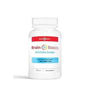 Brain Basics Ultra Iodine Complex Supplement for Thyroid Support, Iodine and Potassium Iodide in One, Iodine Supplement…