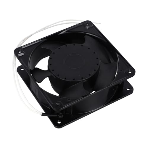 Ventilateur d'extraction axial pour cheminée et insert de poêle à bois à lames métalliques