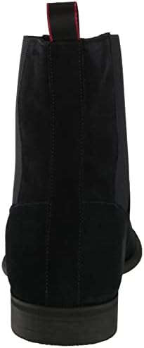 HUGO Mens Smooth Suede Pull On Chelsea Boot Hunting Shoe, Captain Navy, 10.5 US | Image 2