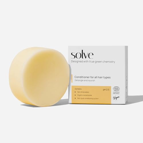 solve – Nourishing Solid Conditioner | Curly & Damaged Hair | Natural Hair Care | Sulfate & Plastic Free | Ecocert Bio image 4