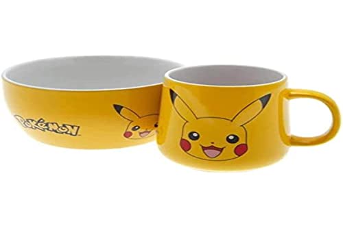 GB EYE - POKEMON Set Petit Déjeuner Mug + Bol Pikachu Cover