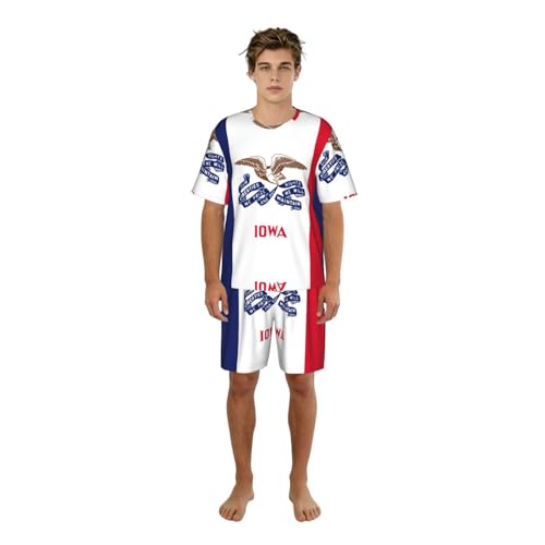 Pyjama homme Iowa contre les nuits inconfortables : ensemble fluide et doux