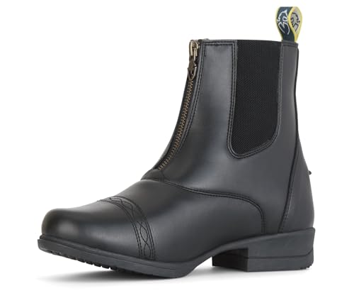 Moretta Shires Clio Plus English Paddock Boots Childs (Black, 4)
