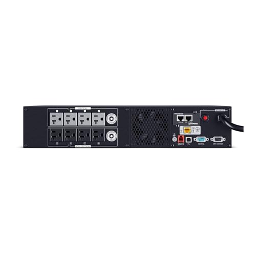 Image of CyberPower PR2200RT2UCN Smart App Sinewave UPS Battery Backup and Surge Protector, 2200VA /2200W, 8 Outlets, 2U Rack /Tower, AVR, Pre-Installed RMCARD205, Cloud Monitoring, UL Certified