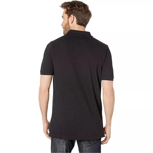 Image of U.S. POLO ASSN. Men Cotton Regular Fit Solid Polo With Small Pony | Two-Button Closure Pique Polo Shirt, Summer Fashion Golf Shirt
