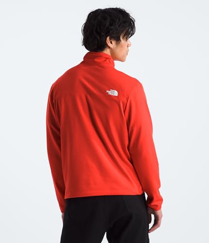 Image of THE NORTH FACE mens Cedar Trail Grid Fleece Quarter Zip Jacket | Cold Weather Top With Durable, Reinforced Bindings