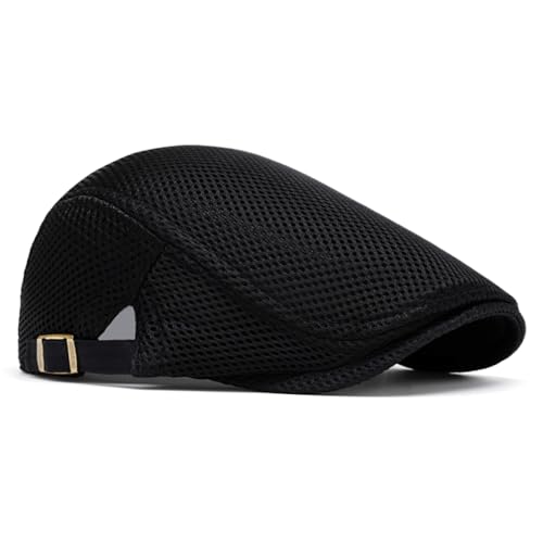 Towintec   Gorras de Verano Transpirables para Hombre Boinas Planas con Malla Transpirable Gorras de Béisbol Diarias Gorras Deportivas y Clásicas Sport Gym Fútbol Hombre Sombreros para Hombres