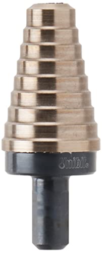 Irwin Tools IRWIN 10220CB Unibit Stufenbohrer, 1/16 Zoll Lochvergrößerung, 8 Stufen, kobaltlegierter Stahl – Ansicht 5