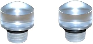 (Pair) 26-113 Clear Fuel Level Sight Bowl Plugs Fits For Holley Carburetor 4150 4500