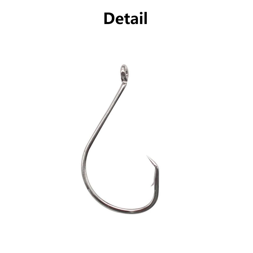 Set 150 Ami Da Pesca Circolari In Acciaio Al Carbonio - Scatola Inclusa, Misure Da 1# A 8/0# - Per Acqua Dolce E Salata - 2