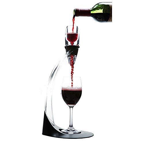 LOBEZNOS Deluxe Essential Red Wine Aerator Pourer and Decanter Tower Stand Set