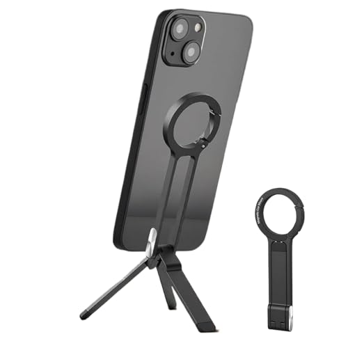 Trípode magnético para teléfono – 8.19 pulgadas soporte | trípode de aluminio – portátil estable y ligero para vlogging disparar videollamadas oficina casa deporte viaje interior exterior