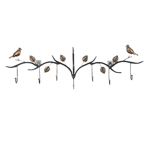 Soporte de pared para Perchero Abrigo montado en la pared Rack creativo abrigo de trabajo pesado rack colgante abrigo sombrero sombrero sombrero toalla o albornoz aplicar sala de estar Percheros ( Siz