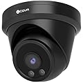 4COVR 4K 8MP PoE Security IP Camera, Outdoor Wired Surveillance Video Camera with Audio, Smart Human/Vehicle Detection, 110° Wide Angle 100ft IR Night Vision, 2.8mm Lens, IP67 Weatherproof, LY97AB8MA