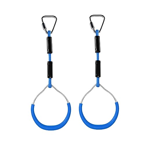 KICHOUSE Kids Gymnastic Ring Set Playsets for Backyard Swing Indoor Climbing Ring for Children Toddler Swing