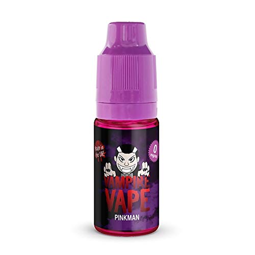 Vampire Vape E Liquid Vape Juice 10 ml 0 mg, elija su sabor (pack de 3)- Sin nicotina (Pinkman, pack de 3)